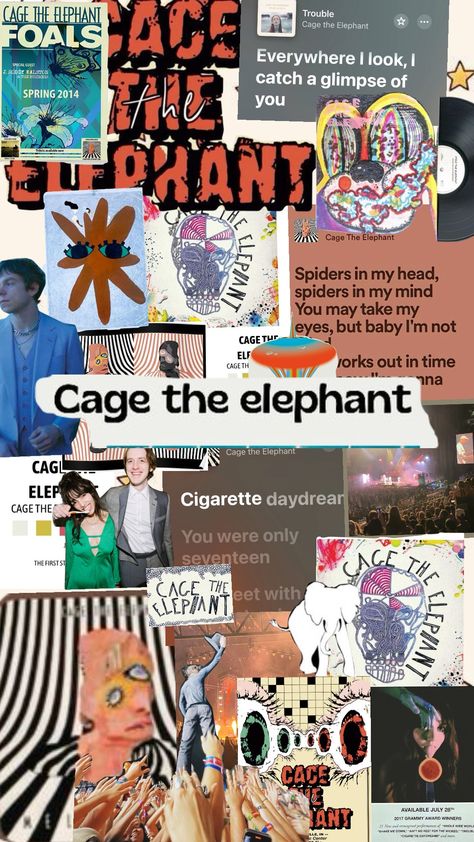 #cagetheelephant #wallpaper Cage The Elephant Wallpaper, Elephant Wallpaper, Cage The Elephant, Grammy Awards, Ants, Elephant, Pins