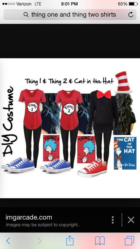 Custom for group Dr Seuss Diy Costumes, Book Characters Dress Up, World Book Day Ideas, Teacher Halloween Costumes, The Cat In The Hat, Teachers Halloween, Halloween 2016, Autumn T Shirts, Cat In The Hat