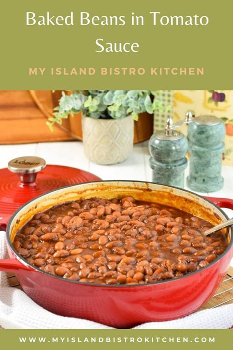 Baked Beans In Tomato Sauce, Beans In Tomato Sauce, Heinz Baked Beans, Homemade Baked Beans, Homemade Beans, Boston Baked Beans, Bistro Kitchen, Cherry Tomato Sauce, Baked Bean Recipes