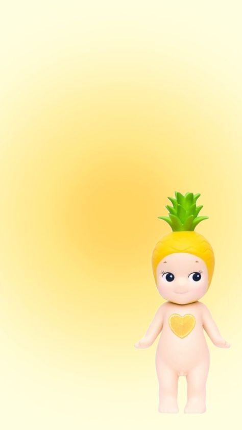 #sonyangels #sonyangel #pineapple #yellow #yellowaesthetic Cher Wallpapers, Sony Angel, Kawaii Logo, Pineapple Wallpaper, Pineapple Yellow, Angel Wallpaper, Yellow Wallpaper, Sonny Angel, Yellow Aesthetic