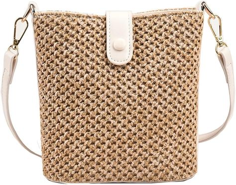 Niction Straw Crossbody Purse Hobo Bags Women Vintage Shoulder Bag Everything Tote Bag Summer Beach Bag Cute Purse Work Travel Bag, White, One Size : Amazon.ca: Clothing, Shoes & Accessories Straw Beach Bags, Rattan Purse, Work Travel Bag, Rattan Handbags, Straw Beach Bag, Straw Clutch, Vintage Shoulder Bag, Beach Vacations, Chic Bags