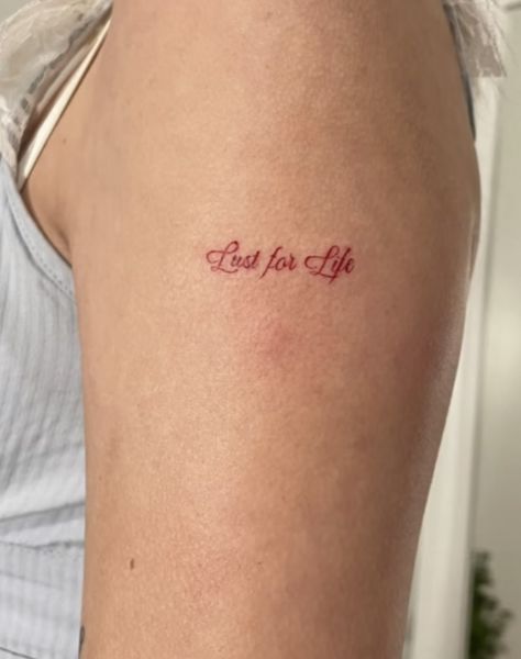 List For Life Tattoo, Lust For Life Tattoo, Live Life Tattoo, Hana Tattoo, For Life Tattoo, Live Tattoo, 2023 Vision, Lust For Life, Tattoo Fonts