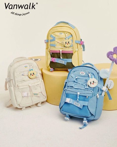 Get ready for the new school year with the VANWALK Small Garden Series Backpack! This compact yet roomy backpack is perfect for carrying all your essentials. . . . #threefleas #backpack #backtoschool #fypシ Vanwalk Bag, Uni Bag, Plastic Shop, Creative Bag, Large Capacity Backpack, Aesthetic Bags, Kids' Bag, Backpack Bag, Computer Bags