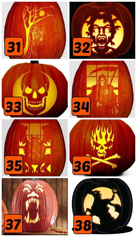 15 Scary Pumpkin Carving Stencils                                                                                                                                                                                 More Scary Pumpkin Carving Ideas Templates, Crazy Pumpkin Carving Ideas, Scary Pumpkin Carving Stencils, Pumpkin Stencils Free Templates, Scary Pumpkin Carving Ideas, Free Pumpkin Stencils, Scary Pumpkin Carving Patterns, Pumpkin Carving Stencils Templates, Free Pumpkin Carving Patterns