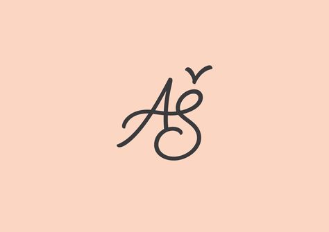 A S Logo Design Letter, Name Design Art, Logo Design Love, Initials Logo Design, S Logo Design, Stylish Alphabets, S Love Images, Initial Tattoo, Aesthetic Letters