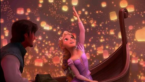 Rapunzel, Tangled, Lanterns, Wallpapers, Disney