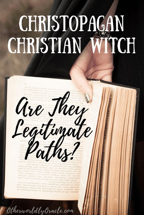 Christopaganism and Christian Wicca are legitimate paths. Tea Witchcraft, Christian Witchcraft, Christian Altar, Christian Witch, Digital Grimoire, Pagan Traditions, Witch Names, Male Witch, Pagan Spirituality