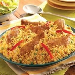 The Classic Caribbean and Spanish Meal--Arroz con Pollo--is a popular staple in the Caribbean kitchen. Our chicken and rice is extra special with the addition of Sazon GOYA(R) with Azafran, which adds color and flavor derived from our unique saffron spice blend. Make Arroz con Pollo tonight--everyone loves an easy rice and chicken dish. Goya Recipe, Cuban Chicken, Pollo Recipe, Cuban Dishes, Cuban Cuisine, Cuban Recipes, Chicken And Rice, Caribbean Recipes, Chicken Rice