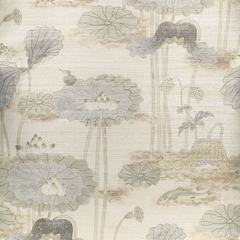 Treasure Flower Wallpaper, celadon - Cowtan & Tout Design Library Leopard Fabric, Grey Home Decor, Wallpaper Online, Fabric Paper, Green Trees, Pattern Books, Flower Wallpaper, Silver Leaf, Beautiful Wallpapers