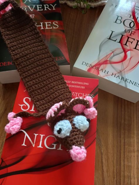 Rat Bookmark, Crochet Handmade, Teacher Gift, Acrylic Yarn, Teacher Gifts, Free Delivery, Yarn, Best Deals, Crochet