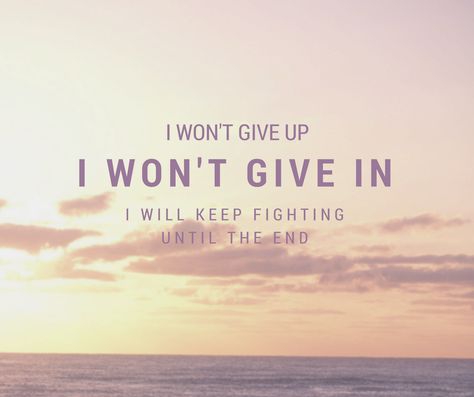 I won't give up. I won't give in. I will keep fighting until the end.  #dontgiveup #fighttilltheend #nodefeat Ending Quotes, Survivor Quotes, I Wont Give Up, Emotional Awareness, Don't Give Up, Giving Up, The End, Life Quotes, Inspirational Quotes