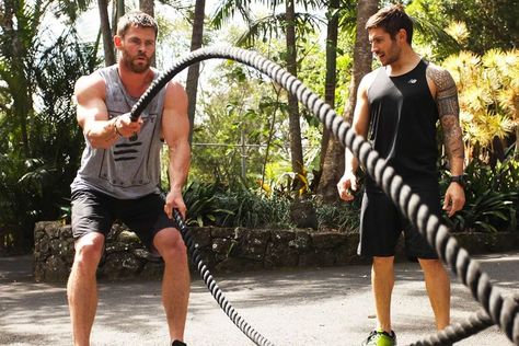 Chris Hemsworth’s Thor Diet & Workout Plan | Man of Many Chris Hemsworth Diet, Chris Hemsworth Thor Workout, Chris Hemsworth Body, Chris Hemsworth Workout, Diet Workout Plan, Functional Training Workouts, Barbell Deadlift, Equipment Workout, Workout Plan For Men