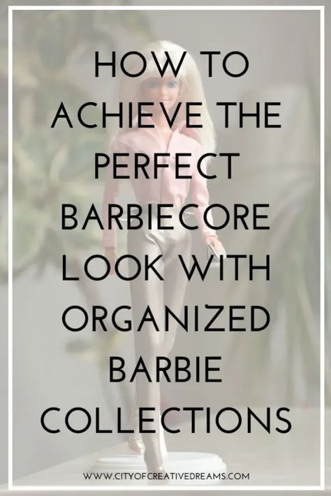 How to Achieve the Perfect Barbiecore Look with Organized Barbie Collections | City of Creative Dreams Barbiecore, barbiecore outfit, barbiecore aesthetic, barbiecore aesthetic outfit, barbiecore decor, barbiecore aesthetic room, barbiecore bedroom, barbiecore room, barbie organization ideas, barbie organization ideas storage, barbie organization ideas for kids, barbie organization ideas diy, barbie organization Barbie Organization Ideas Storage, Barbiecore Room, Barbie Organization Ideas, Barbiecore Aesthetic Outfit, Barbie Storage, Barbie Organization, Barbiecore Outfit, Barbiecore Aesthetic, Binder Storage