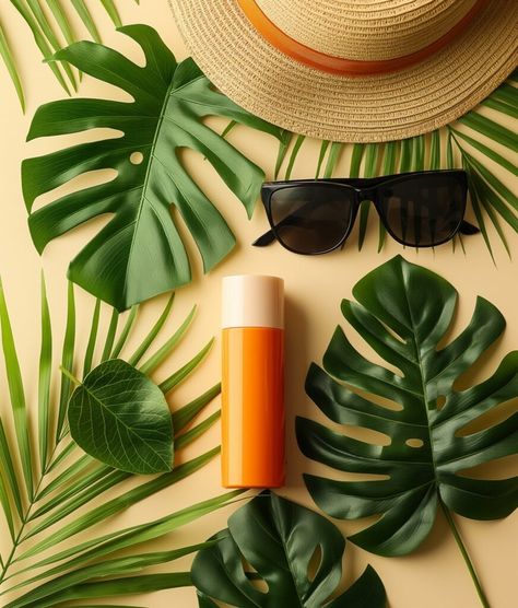 Discover and download free images Tropical #Summer Essentials: Sunscreen, Sunglasses, and Straw Hat https://aifusionart.com/tropical-summer-essentials-sunscreen-sunglasses-and-straw-hat/?utm_source=facebook&utm_medium=social&utm_campaign=ReviveOldPost Sunglasses Packaging, Tropical Summer, Summer Sunglasses, Theme Ideas, Download Free Images, Nature Prints, Wide Brimmed Hats, Summer Essentials, Wide Brimmed