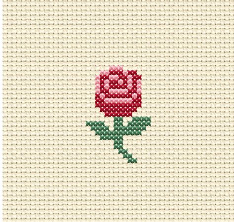 Tiny Rose Cross Stitch Pattern, Vintage Flower Embroidery, Mini Xstitch for Beginner, Hoop Art Embroidery, Rosebud for Victorian Style Decor Cross Stitch Patterns For Beginners, Cross Stitch Patterns Free Disney, Victorian Style Decor, Hoop Art Embroidery, Rose Cross Stitch, Rose Cross Stitch Pattern, Embroidery Mini, Tiny Cross Stitch, Easy Cross Stitch Patterns