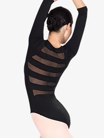 Kids Leotards, Mesh Leotard, Leotard Fashion, Black Leotard, Long Sleeve Leotard, Dance Tights, Discount Dance, Leotards Ballet, Dance Leotards