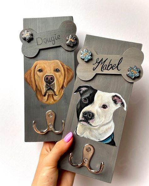 Pet Accessories Ideas, Dog Arts And Crafts, Dog Craft Ideas, Dog Crafts To Sell, Products Design Ideas, Portrait Painting Digital, King Portrait, Digital Art Portrait, Dog Craft