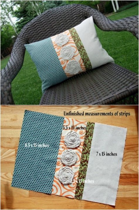 Easy Decorative Pillow Covers, Throw Pillows Pattern Sewing, Decorative Pillow Cases Diy, Diy Decor Pillows, Pillow Diy Ideas How To Make, Pillows Diy How To Make, Diy Pillow Covers Decorative, Throw Pillows To Sew, Couch Pillow Covers Diy