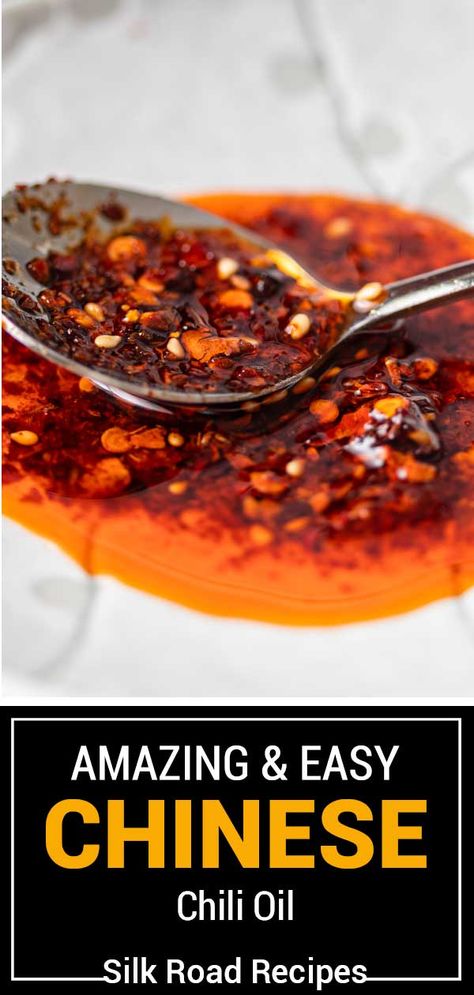 Sichuan Chili Oil Recipe, Crispy Chili Oil Recipes, Five Spice Recipes, Crispy Chili Oil, Chinese Chili Oil, Sichuan Chili Oil, Chinese Chili, Hot Chili Oil, Chili Oil Recipe