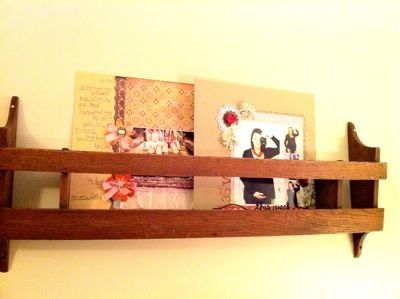 Shelf ~ I spotted this shelf and liked it. Then I learned it was a Bible rack from a church pew and liked it even more. Pew Repurpose, Book Holder Ideas, Vintage Bible, Church Pews, Church House, Church Pew, Book Holder, Book Holders, Cabin Fever