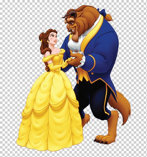 Fera Disney, Belle And The Beast, Disney Princess Png, Disney Princess Books, Beauty And Beast Birthday, Minnie Mouse Drawing, Disney Beast, Disney Png, Princess Illustration