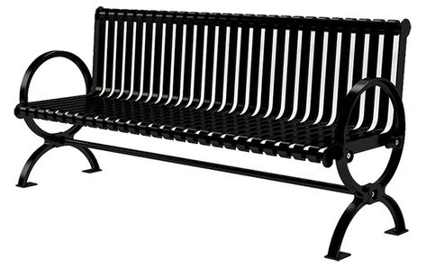 Wellington Sereis Steel Benches | Belson Outdoors® Metal Benches For Outside, Benches For Outside, Outside Ideas, Metal Outdoor Furniture, Steel Bench, Metal Bench, Metal Furniture, Cast Aluminum, Seating Area