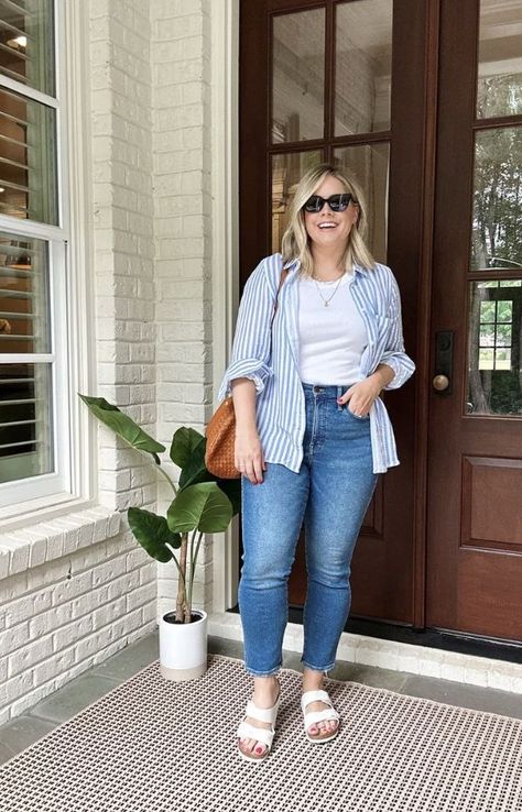 28 Year Old Outfits, Cute Mom Outfits Midsize, Midsize Fashion For Work, Mid Size Fashion Business Casual, Plus Size 30s Fashion, Size 13 Women Outfits, Casual Mid Size Summer Outfits, Midsize Office Outfit Summer, Trendy Mom Outfits Spring 2024