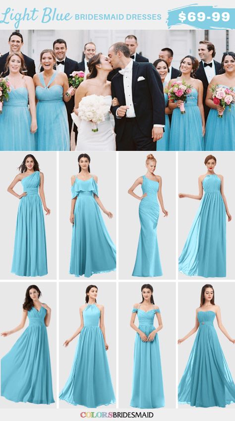 Delicate Blue and Pink Summer Wedding Color Inspirations - ColorsBridesmaid Bridesmaid Dresses Navy Blue, Blue Groom, Pink Bouquets, Pastel Pink Weddings, Wedding Dress Sewing Patterns, Light Blue Bridesmaid Dresses, Light Blue Bridesmaid, Groom Style Wedding, Groom And Groomsmen Suits