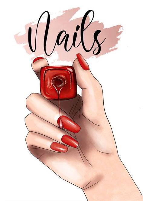 Manicure, Nail Polish, Nails, Red, On Instagram, Instagram