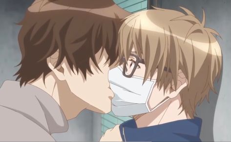 Kissing during the pandemic be like. I love both Kunieda Kei and Tsuzuki Ushio #first #kiss Yes No Or Maybe, Sanrio Danshi, Yuri Manga, Manga List, Dark Soul, Anime Poses Reference, Anime Poses, Anime Movies, Tokyo Ghoul