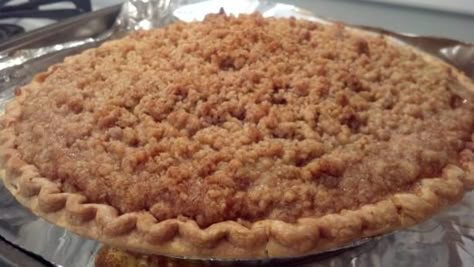 Dutch Apple Pie Recipe - Food.com Apple Pecan Pie, Dutch Apple Pie Recipe, Salted Caramel Apple Pie, Apple Crumble Pie, Dutch Apple Pie, Dutch Apple, Apple Pie Recipe, Caramel Apple Pie, Thanksgiving Pies