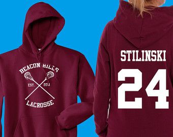 Teen Wolf Hoodie Beacon Hills Lacrosse Hoodie by ArmadilloTees Beacon Hills Lacrosse, Teen Wolf Isaac, Lacrosse Hoodie, Teen Wolf Outfits, Wolf Hoodie, Hip Hop Hoodies, Beacon Hills, Teen Wolf Stiles, Streetwear Tops