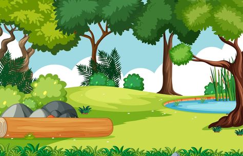 Empty background nature park scenery Nature Background Landscape, Wood Cartoon, Jungle Cartoon, Empty Background, Forest Cartoon, Cartoon Garden, Background Landscape, Jungle Illustration, Dense Forest