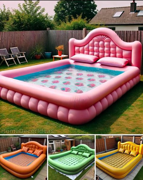 Crazy Pool, Blow Up Water Slide, Ag Doll House, Hello Kitty Room Decor, Chinese Umbrella, Butterfly Birthday Cakes, Hello Kitty Rooms, Inflatable Bed, Preschool Art Activities