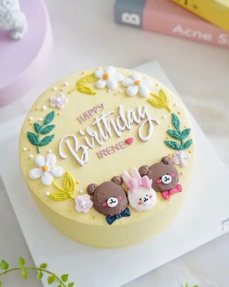 Cute Bento Cake, Bento Cake Ideas, Minimal Cake, Doodle Cake, Happy Anniversary Cakes, Cake Cafe, Cute Bento, Elegant Birthday Cakes, Funny Birthday Cakes