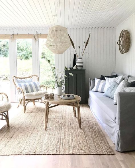 Norwegian Cottage, Danish Summer, Swedish Homes, Summer House Interiors, Norwegian House, My Scandinavian Home, Summer Cabin, Bamboo Furniture, Summer Cottage