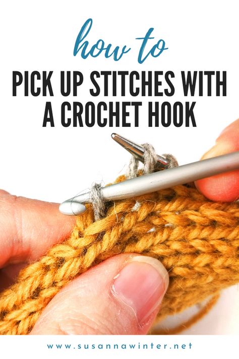 How to Pick up Stitches with a Crochet Hook [Tutorial] :: talvi knits. Diy Knitting Needle Case, Knitting Knowledge, Knit Tutorial, Advanced Knitting, Tunisian Crochet Hook, Knitting Help, Knitting Stitches Tutorial, Crochet Stitches Diagram, Knitting Tutorials