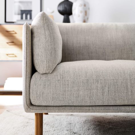 Wells Grande Sofa with Natural Leg Finish | Crate & Barrel U Shaped Sectional Sofa, Active Family, Apartment Sofa, U Shaped Sectional, Slim Frame, Chaise Sectional, Cleaning Upholstery, Comfortable Sofa, Beautiful Furniture