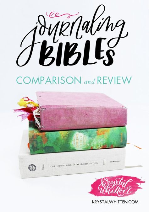 Bibles For Journaling, Best Journaling Bible, Best Bible For Journaling, Best Bibles To Buy, Interleaved Bible Journaling, Bible Study Organization, Journaling Bibles To Buy, Journaling Basics, The Message Bible