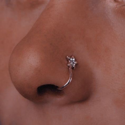 Noise Percinings, Nose Percinings Aesthetic, Cute Nose Piercings, Nose Ring Jewelry, Nose Piercing Stud, Face Piercings, Cool Piercings, Nose Piercing Jewelry, Clap Back