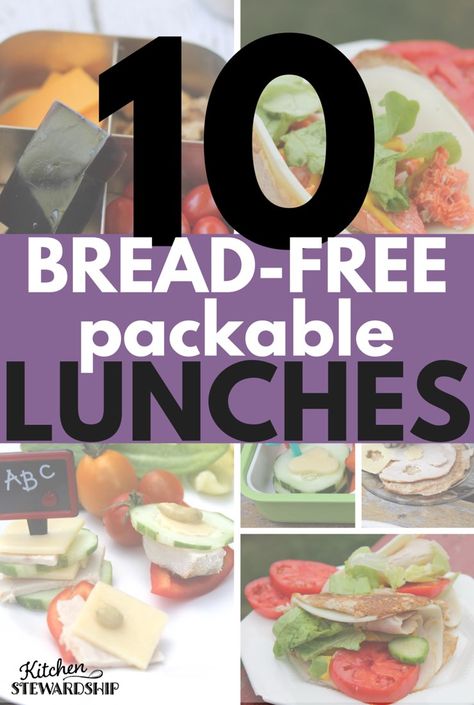 Sandwiches with no bread? 10 grain-free and gluten-free ideas for packing healthy lunches without sandwiches... Healthy Sandwich Alternatives, No Grain Lunch Ideas, Healthy Lunch Ideas Without Bread, Alternative To Sandwiches Lunches, Bread Free Meals, Easy Healthy Lunch Ideas Gluten Free, No Bread Diet Meals, Bread Free Sandwich Ideas, Lunch Without Bread