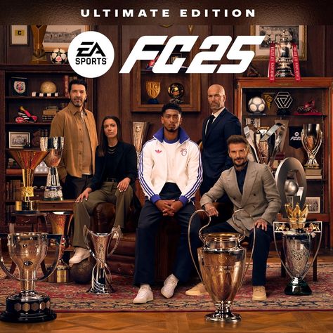 FC 25 Ultimate Edition cover with Gianluigi Buffon, Aitana Bonmati, Bellingham Jude, Zinedine Zidane and David Beckham. #gamer #soccer #fifa #videogame Fifa Covers, Benz Wallpaper, Mercedes Benz Wallpaper, Soccer Event, Back Tattoos For Guys, Pocket Bike, Online Multiplayer Games, Zinedine Zidane, Soccer Quotes