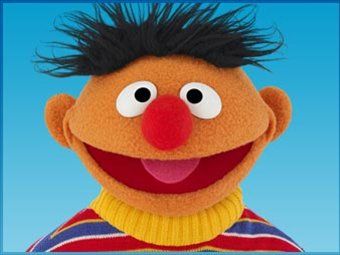 Ernie! Sesame Street Characters, Sesame Street, Blue