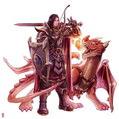 Dnd Drakewarden Ranger, Dnd Drakewarden, Drakewarden Ranger, Dragon Companion, Ranger Dnd, Dungeons And Dragons Books, Pathfinder Character, Fantasy Races, Dungeons And Dragons Characters