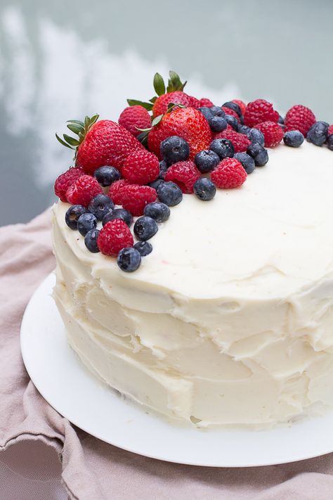 Copycat Whole Foods Chantilly Cake with Mascarpone Cream Cheese Frosting