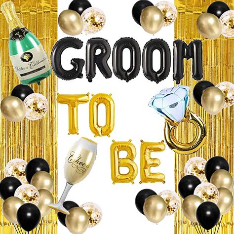 Groom To Be, Team Groom, Bachelorette Party Supplies, Wedding Bachelorette Party, Bachelorette Decorations, Party Background, Wedding Quotes, Themed Decor, Letter Balloons