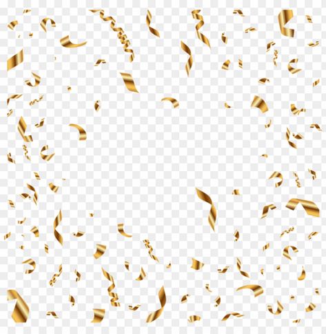 Png Birthday Background, Gold Confetti Png, Graphic Design Background Templates Png, Birthday Png Background, Confetti Transparent Background, Background Design Landscape, Gold Confetti Background, Graduation Background, Gold Element