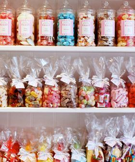 The 11 Sweetest Spots For A Superior Sugar Hit -- http://www.refinery29.com/sweet-shops?utm_source=email_medium=editorial_content=london_campaign=130325-sweet-shops Candy Store Display, Boutique Patisserie, Chocolate Shops, Shops In London, Candy Display, Candy Packaging, Candy Brands, Chocolate Shop, Pastry Shop