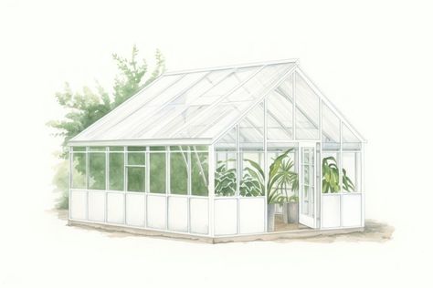 Download premium image of Greenhouse garden outdoors drawing plant. AI generated Image by rawpixel. by Ratcharin Noiruksa about background, texture, plant, aesthetic, and illustration 12654607 Greenhouse Sketch Architecture, Greenhouse Sketch, Greenhouse Drawing, Outdoors Drawing, Texture Plant, Greenhouse Illustration, Greenhouse Art, Fire Sketch, Container Project