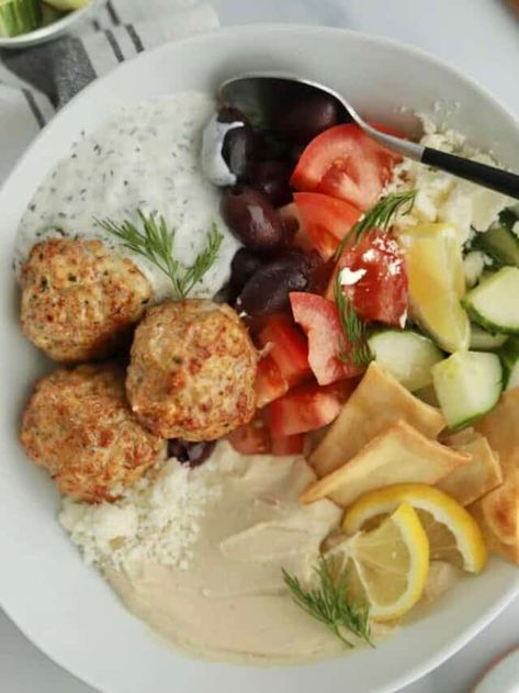 Chicken Kofta Recipe, Chicken Kofta, Ground Chicken Meatballs, Easy Air Fryer Chicken, Hotdish Recipes, Shawarma Spices, Food Dolls, Kofta Recipe, Easy Mediterranean Diet Recipes